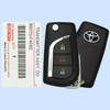 Toyota 3 Button Remote Flip Key MOZB3M2F2L, 89070-F4082, 315 MHz - New, OEM