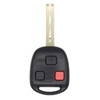 Locksmith Essentials Replacement Lexus 3 Button Remote Head Key TOY48 HYQ1512V, 89070-60801, 315 MHz - Aftermarket - Closeout