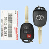 Toyota 3 Button Remote Head Key TR47 HYQ12BDM - New OEM
