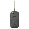 Audi Replacement 4 Button Remote Head Flip Key MYT820837231, 4DO837231P, 315 MHz, Standard Aftermarket
