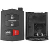 Mazda 4 Button Flip Key Replacement Case