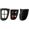 Jaguar 4 Button Flip Key Case