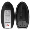 Nissan 3 Button Smart Key Case With Transponder Insert