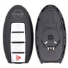 Nissan/Infiniti 4 Button Smart Key Case with Transponder Insert