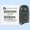 Jeep 3-Button Smart Key M3N-40821302 68250335AB 433 MHz, New OEM