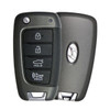 Hyundai 4 Button Remote Flip Key NYOMBEC4TX2004, 95430-AA000, 433 MHz - Refurbished, Grade A