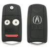 Acura 3 Button Driver 1 Remote Flip Key MLBHLIK-1T, 72147-TL4-A21, 315 MHz - Refurbished, Grade A