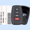 Toyota 4-Button Smart Key HYQ14FEB 8990H-07090 315 MHz (Hybrid) - New OEM 172518