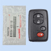 Toyota 4 Button Proximity Key HYQ14AAB, 89904-48110, Number Board 315 MHz - New OEM