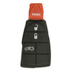 4 Button - PAD 62 - Lock, Unlock, Trunk, Panic - Replacement Pad for Chrysler / Dodge/ Jeep Fobik Keys, IYZ-C01C
