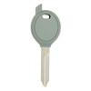 Chrsyler Dodge Jeep Y160 Chipless Gray Transponder Key Shell with Y159 Keyway - Aftermarket