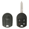 Ford 4 Button Remote Head Key Shell OUC6000022, CWTWB1U793, 164-R8073, 164-R8087, 164-R8096 - Aftermarket