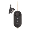 Fiat 3 Button Remote Flip Key Shell Replacement Case RX2TRF198, 68091228AA - Aftermarket
