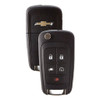 Strattec (5920157) Chevrolet 5 Button Proximity Remote Flip Key OHT05918179, 22755321, 315 MHz - New, OEM