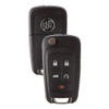 Strattec (5912556) Buick 5 Button Non-PEPS Remote Flip Key OHT01060512, 13500226, 315 MHz - New, OEM