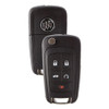 Strattec (5912559) Buick 5 Button PEPS Remote Flip Key P409MK74946931, 13504202, 315 MHz - New, OEM