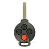 4 Button Remote Head Key Replacement for Smart Fortwo KR55WK45144