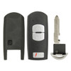 Mazda, Toyota 3 Button Smart Key Shell Replacement Case WAZSKE13D01, WAZSKE13D02 - Aftermarket