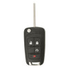 Chevrolet 4 Button Non-PEPS Remote Flip Key OHT01060512, 20873620, 315 MHz - New, OEM