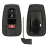 3 Button Shell For Toyota Smart Proximity Remote Key HYQ14FBC, HYQ14FBN