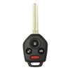 Keyless2Go 4 Button Remote Key Combo Replacement for Subaru CWTWB1U811 / 57497-FJ230 / 57497-AL00A / 57497-FJ021 / B110 / G Chip, SUB-KH4-036-AFB-ZZZZ-001