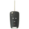 Keyless2Go GM 4 Button Remote Flip Key OHT01060512 - Premium Aftermarket