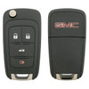 GMC 4 Button Non-PEPS Remote Flip Key OHT01060512, 13504200, 315 MHz - New OEM