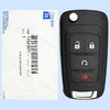 Buick 4 Button Non-PEPS Remote Flip Key AVL-B01T1AC, 13585811, 315 MHz - New, OEM