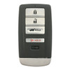 Acura 4 Button Driver 1 Smart Key KR5V1X, 72147-TZ5-A01, 315 MHz - Refurbished, Recase