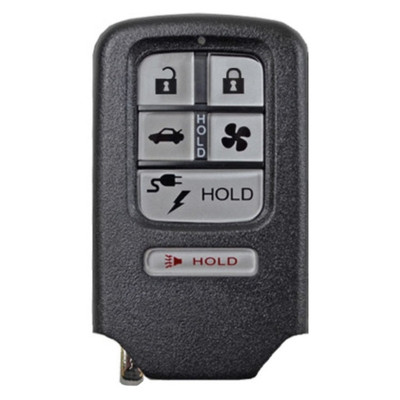 Honda 6 Button Driver 1 Smart Key KR5V2X (V42), 72147-TRW-A11, 433 MHz - Refurbished, Recase