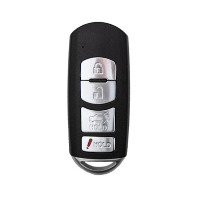 Mazda 4 Button Smart Key WAZX1T763SKE11A04, TEY1-67-5RY, 315 MHz - Refurbished, Recase