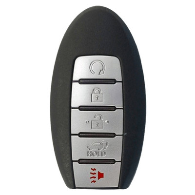 Nissan/Infiniti 5 Button Proximity Key DA34 KR5S180144014 285E3-5AA5A, 285E3-5AA5C, CONTINENTAL: S180144308 - Refurbished, Recase