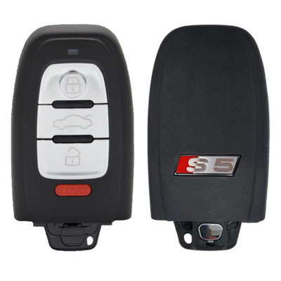 Audi S5 Logo 4 Button Proximity Key IYZFBSB802, 8T0-959-754-S, 315 MHz - Refurbished, Grade A