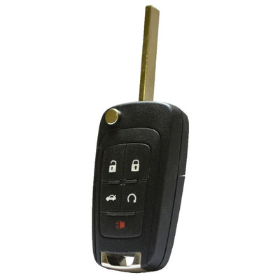 Buick, Chevrolet 5 Button Proximity Flip Key P409MK74946931, OHT05918179, 315 MHz - Refurbished, Recase