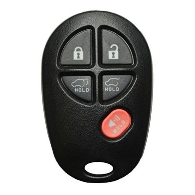 Toyota 5 Button Remote GQ43VT20T, 89742-0W020, 315 MHz - Refurbished, Recase