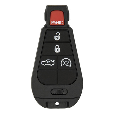 Keyless2Go 5 Button Non Proximity Remote Replacement For Chrysler Dodge  IYZ-C01C 05026887 AK - With Durashell Technology