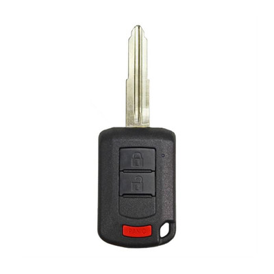 Mitsubishi 3 Button Remote Head Key OUCJ166N, 6370B944, Model: 07, 315 MHz - Refurbished, Recase