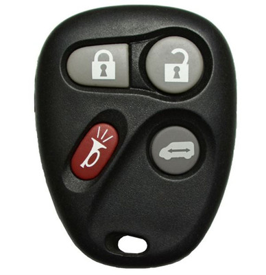 Chevrolet Oldsmobile Pontiac 4-Button Remote ABO0204T 10245953 - Refurbished Recase