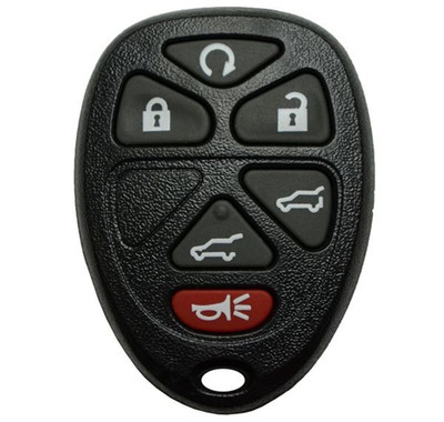 Cadillac Chevrolet GMC 6-Button Remote OUC60221 OUC60270 15857836 - Refurbished Recase
