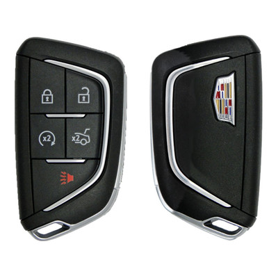Cadillac 5 Button Smart Key YGOG20TB1, 13536990, 433 MHz - Refurbished, Grade A