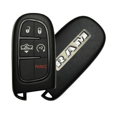 Dodge 5 Button Smart Key GQ4-54T, 68159657AG, 433 MHz - Refurbished, Grade A