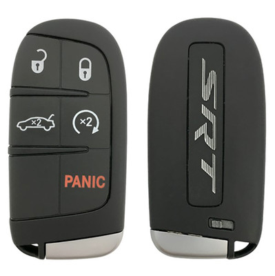 Chrysler Dodge SRT Logo 5 Button Smart Key M3N-40821302, 68234957AA, 433 MHz - Refurbished, Grade A