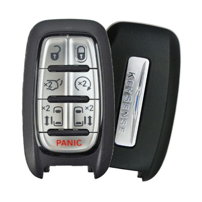 Chrysler 7 Button Smart Key M3N-97395900, 68238689AC, 433 MHz - Refurbished, Grade A