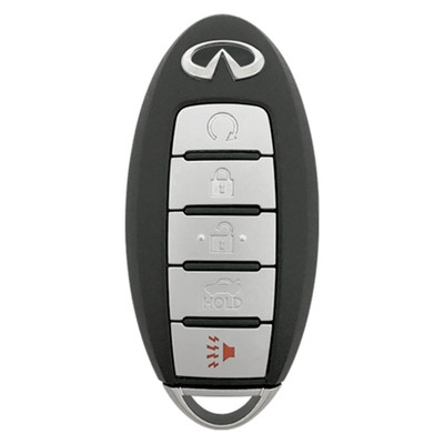 Infiniti 5 Button Proximity Remote Smart Key KR5S180144014 (IC 204), 285E3-4HK0A, 433 MHz - Refurbished, Grade A