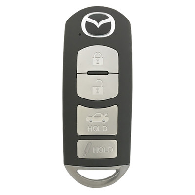 Mazda 4 Button Smart Key WAZSKE13D01, GJY9-67-5DY, 315 MHz - Refurbished, Grade A