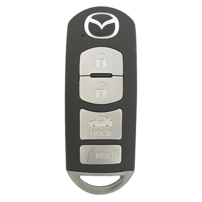 Mazda 4 Button Smart Key WAZSKE13D02, GJR9-67-5RY, 315 MHz - Refurbished, Grade A