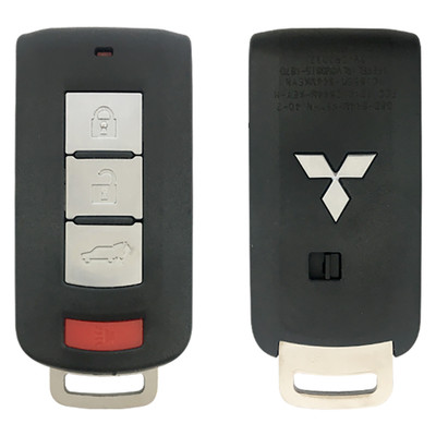 Mitsubishi 4 Button HATCH Smart Proximity Key OUC644M-KEY-N, 8637A817, 315 MHz - Refurbished, Grade A