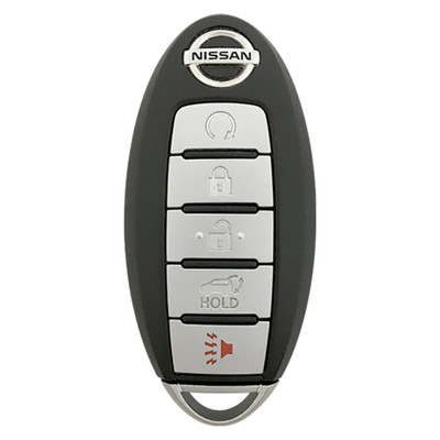 Nissan 5 Button Proximity Smart Key KR5S180144014 (IC 204), 285E3-5AA5A, 433 MHz - Refurbished, Grade A