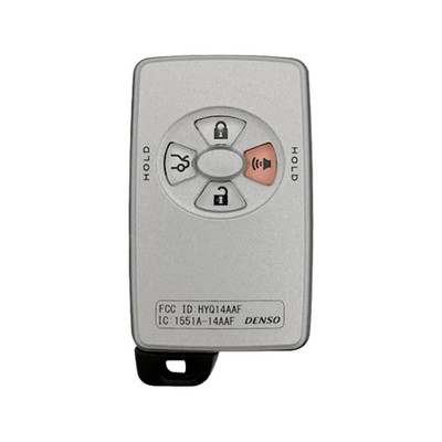 Toyota 4 Button Proximity Remote Smart Key HYQ14AAF 89904-07030 - Refurbished, Recase 181347