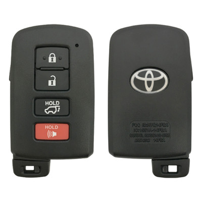Toyota 4 Button Proximity Smart Key (G Board - 0020) HYQ14FBA, 89904-0R080, 315 MHz - Refurbished, Grade A